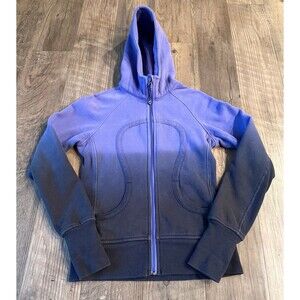 Lululemon Athletica Special Edition Scuba Ombre Dip Dyed Hoodie Sweatshirt 6